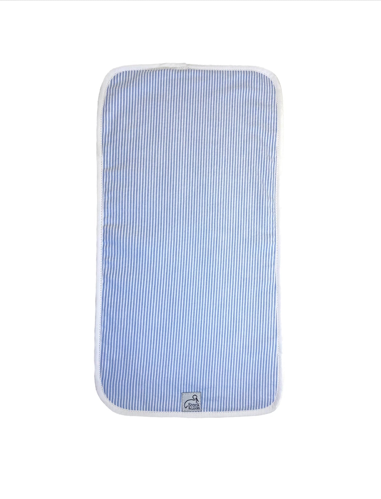 S&L Burp Cloth - Blue Seersucker