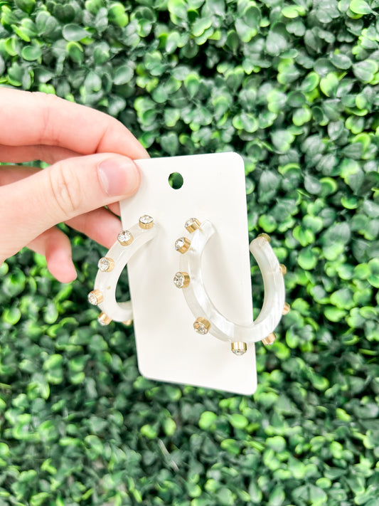 Canvas Earrings - Josie