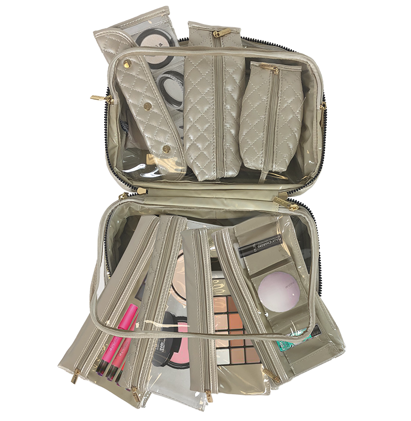 PN Amour Travel Case - Pearl Quilted