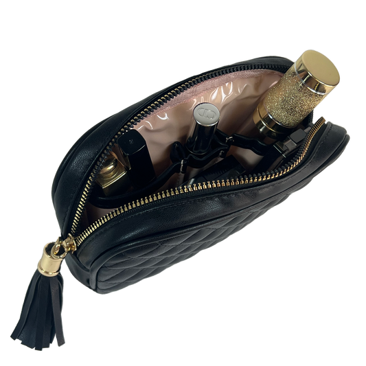 PN SM Makeup Case - Quilted Black