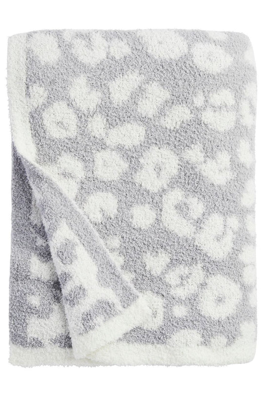 MP Leopard Blanket - GrayonGray