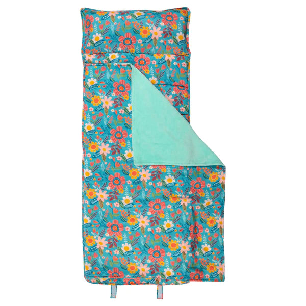 SJ nap mat - Turquoise Flower