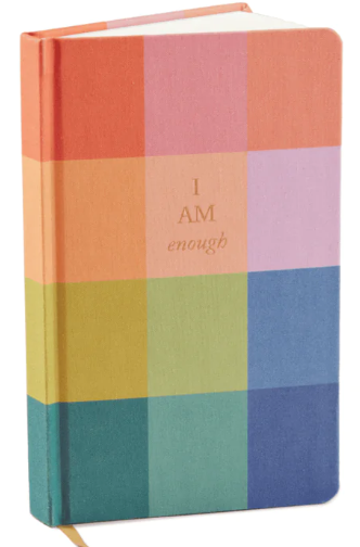 PW Bookcloth Journal - Rainbow Check