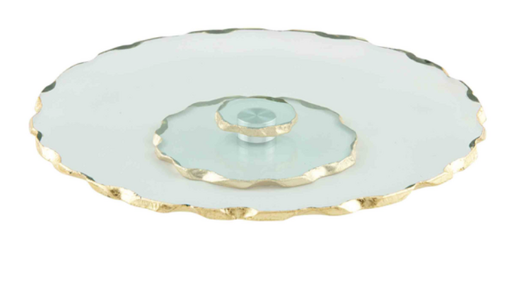 MP gold edge lazy susan