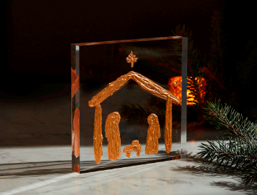 Acrylic Nativity Plaque