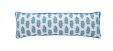 MP Blue Block Print Long Pillow