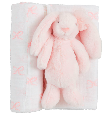 MP Bow Swaddle and Rattle