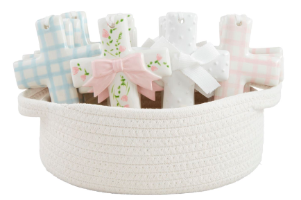 MP Ceramic Cross Basket