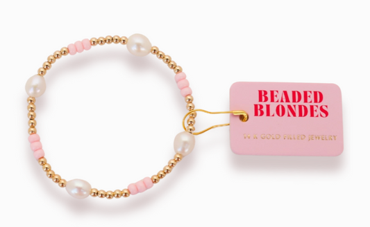 BB Light Pink Pearl Poppi Bracelet