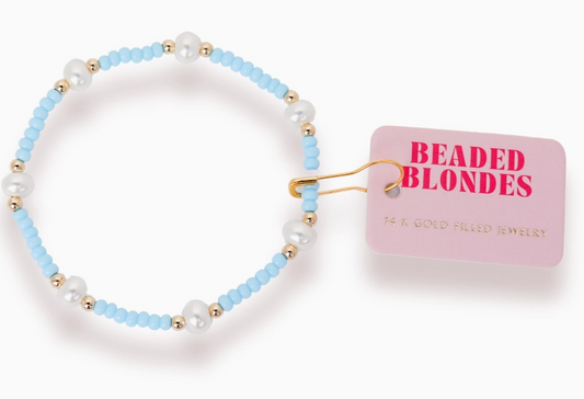 BB Pastel Blue Pearl Bracelet