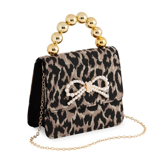 SH Maude Mini Top Handle Bag- Leopard