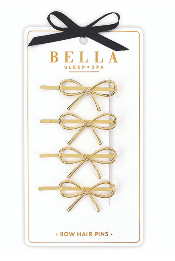 BIF Hair Pins - Gold Bows