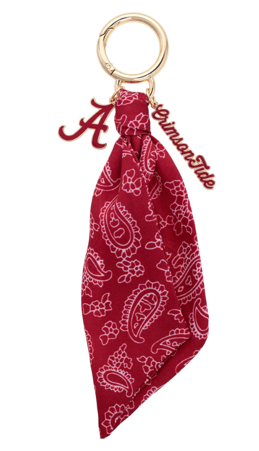 CANVAS Alabama Crimson Tide Logo Bandana Bag Charm