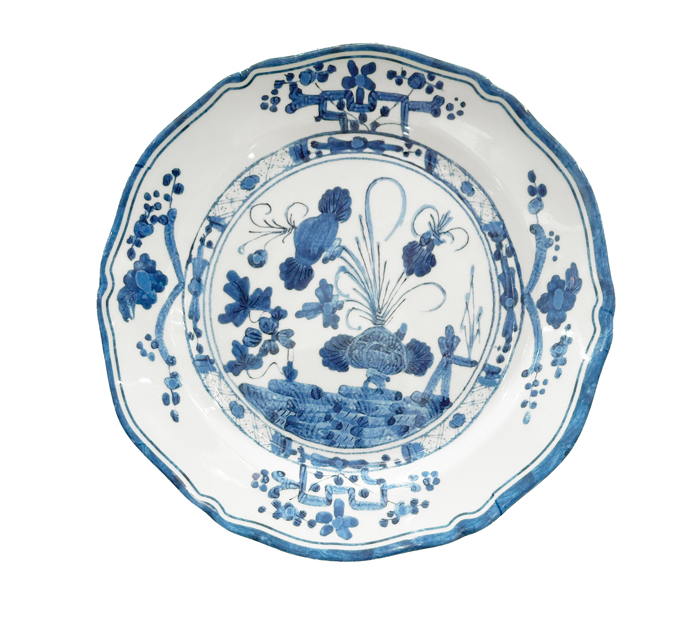 BB Faenza Salad Plate (Blue&White)