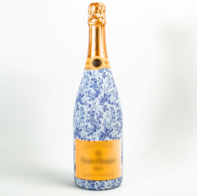 BB Champagne bottle wrap