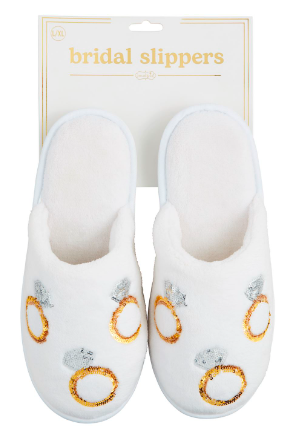 MP Bride Slippers - White