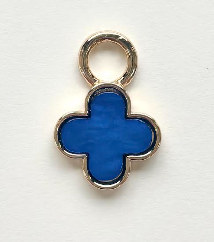 Canvas Marble Clover Charm