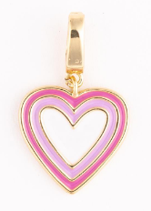 MM Girl Charm Luxe Pink Heart