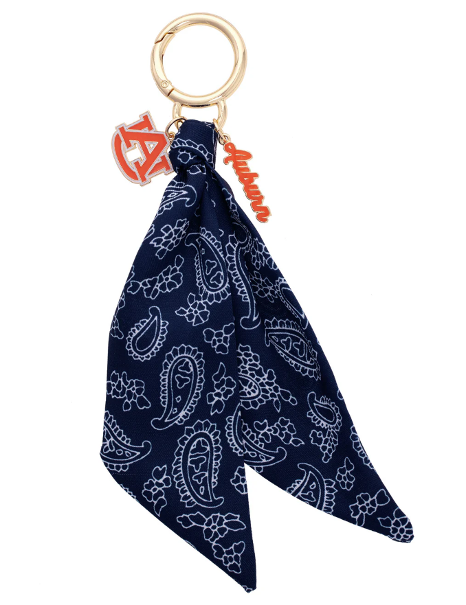 CANVAS Auburn Tigers Logo Bandana Bag Charm