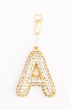 MM Heather Initial Bag Charms
