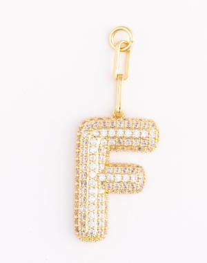 MM Heather Initial Bag Charms