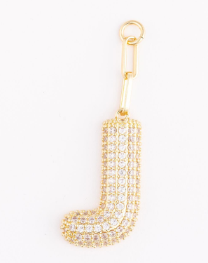 MM Heather Initial Bag Charms