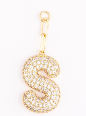 MM Heather Initial Bag Charms