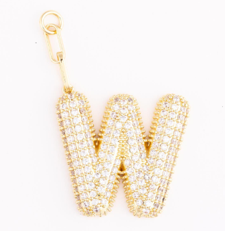 MM Heather Initial Bag Charms