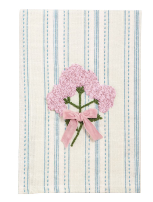 MP Flower Embroidered Towel