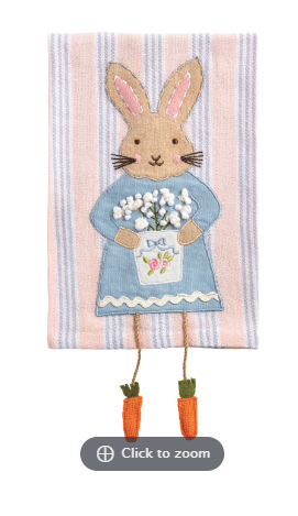 Mp Bunny Dangle Leg Towel