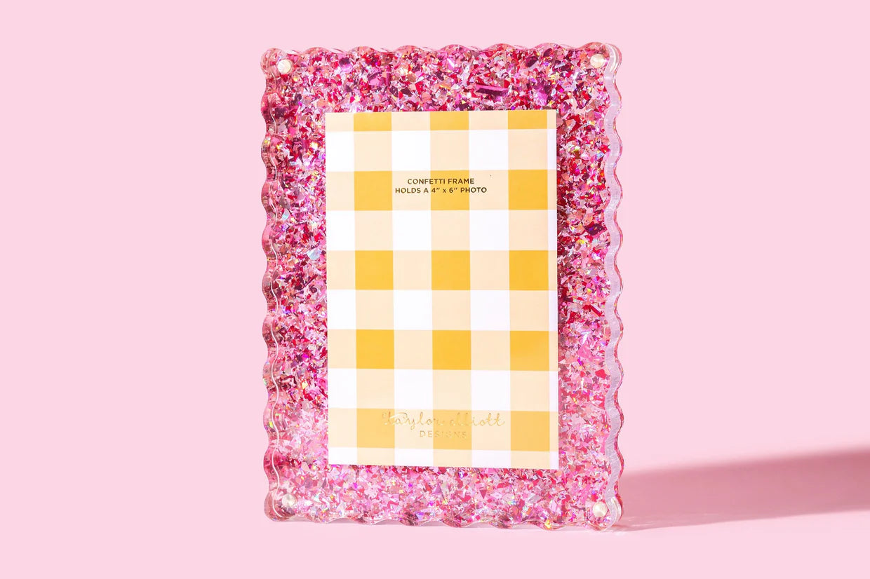TED Pink Confetti Frame - Medium