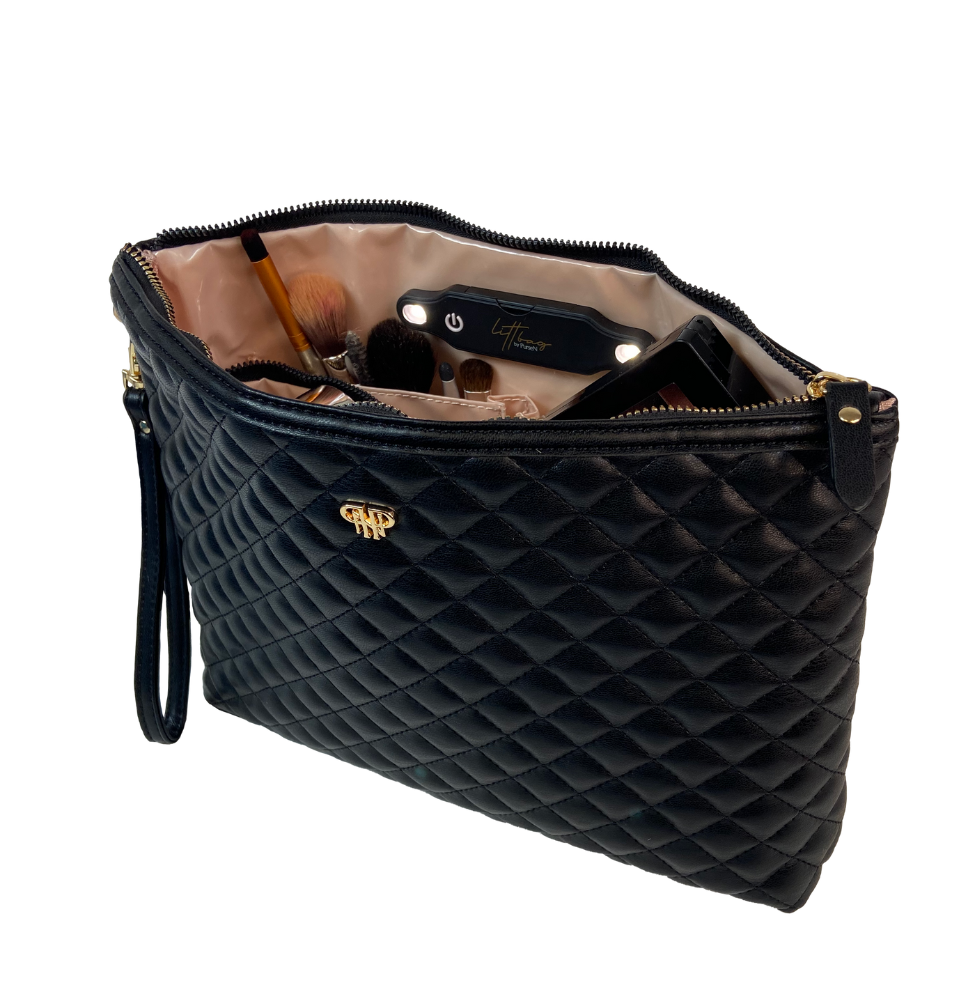PN Litt Makeup Case - Quilted Black