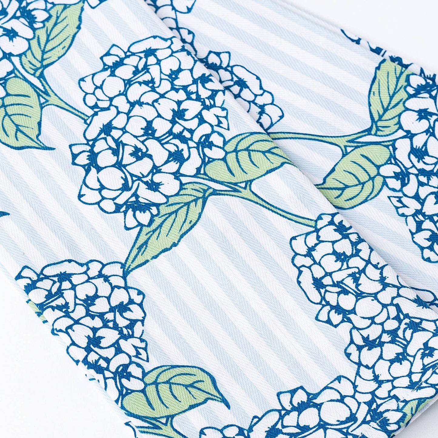 8 Oak Hydrangea Stem Kitchen Towel Set