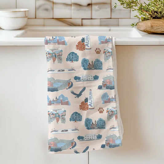 GM Tea Towel- Auburn
