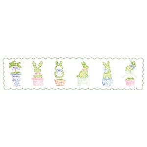 MP Bunny Topiary Table Runner
