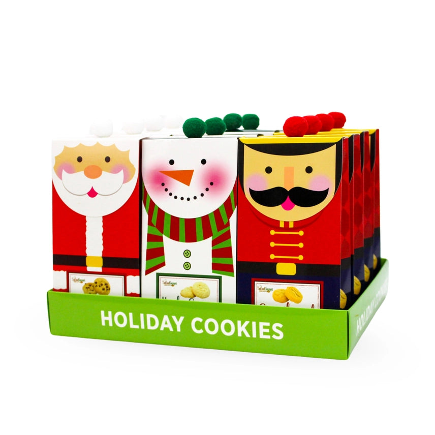 TGG Holiday Chocolate Chip Cookies With pom pom hat