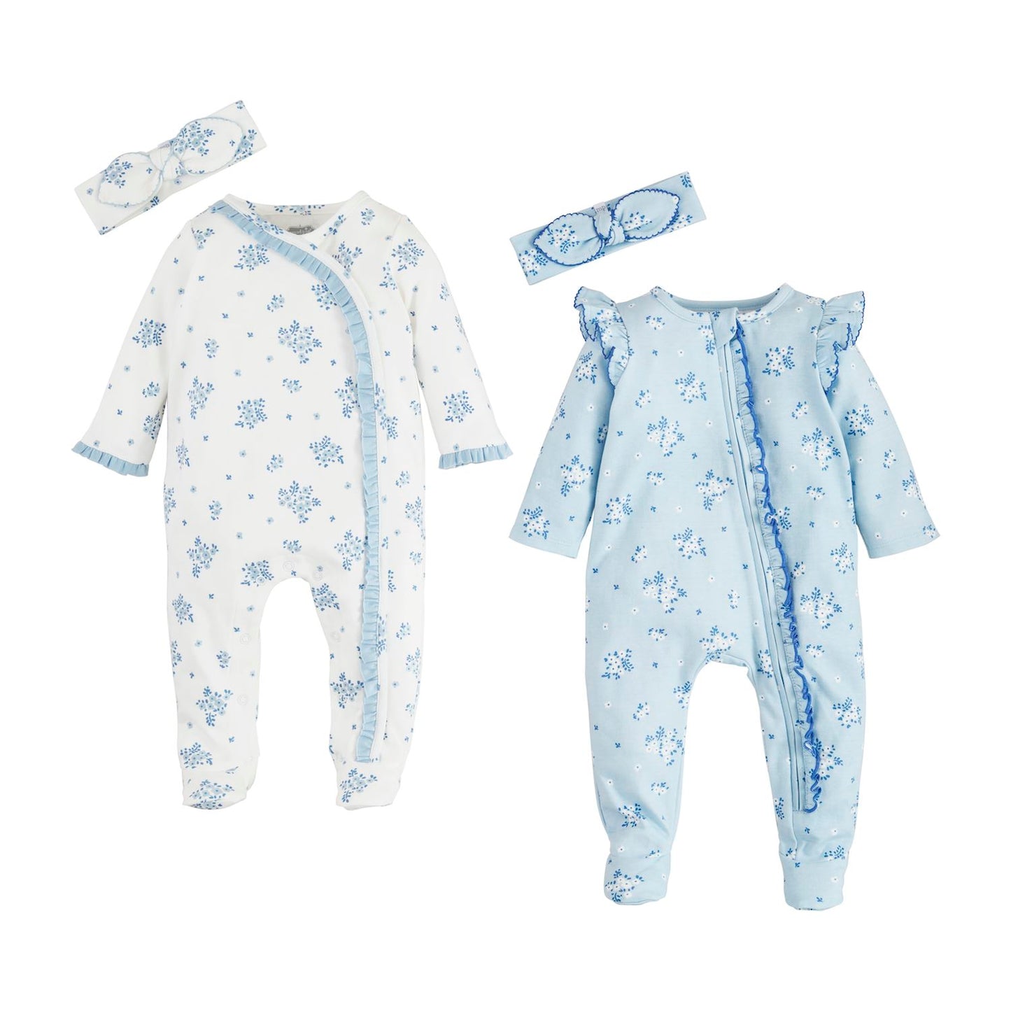 MP Ditsy Blue Floral Sleepers