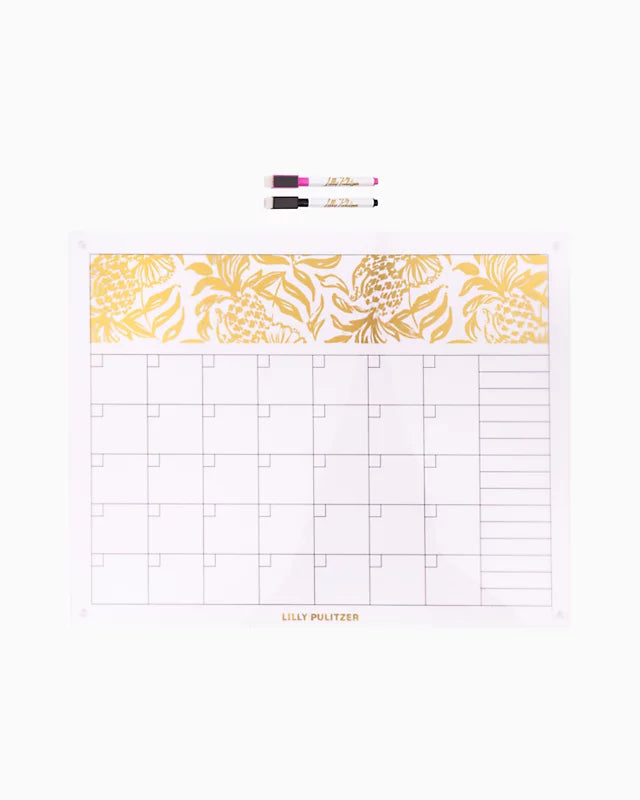 LP Dry Erase Calendar - Gold