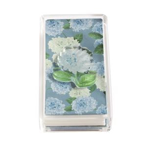 MP Hydrangea Guest Towel Caddy Set