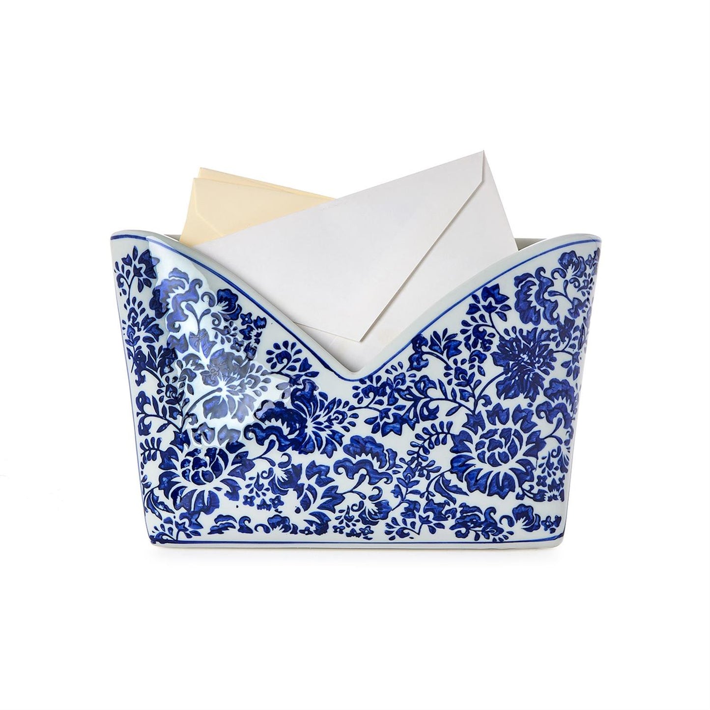 TC Chinoiserie Floral Letter Holder
