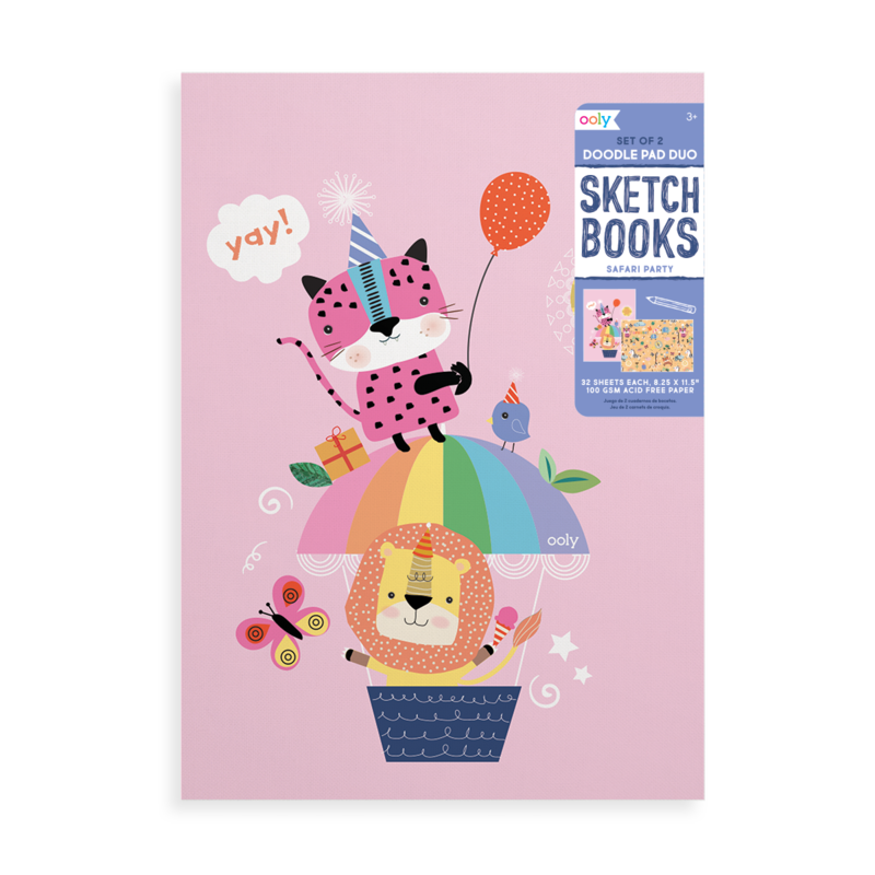 Ooly Duo Doodle Pad-Safari