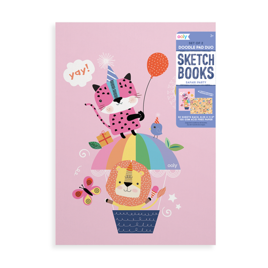Ooly Duo Doodle Pad-Safari