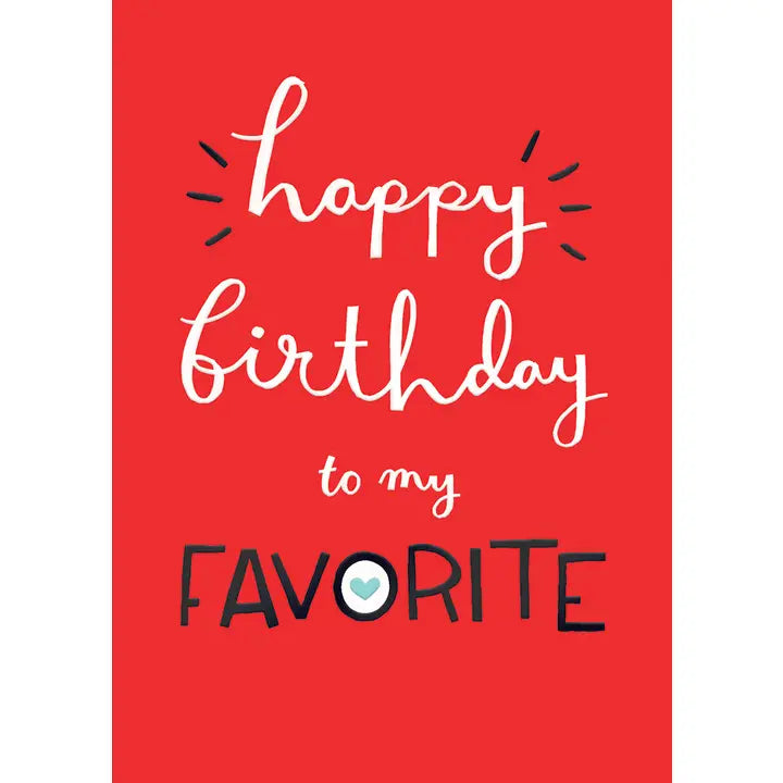DD To My Favorite Card