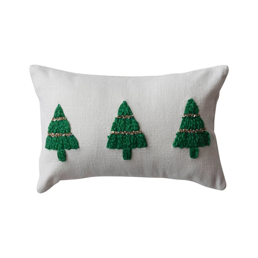 CC Christmas tree pillow green