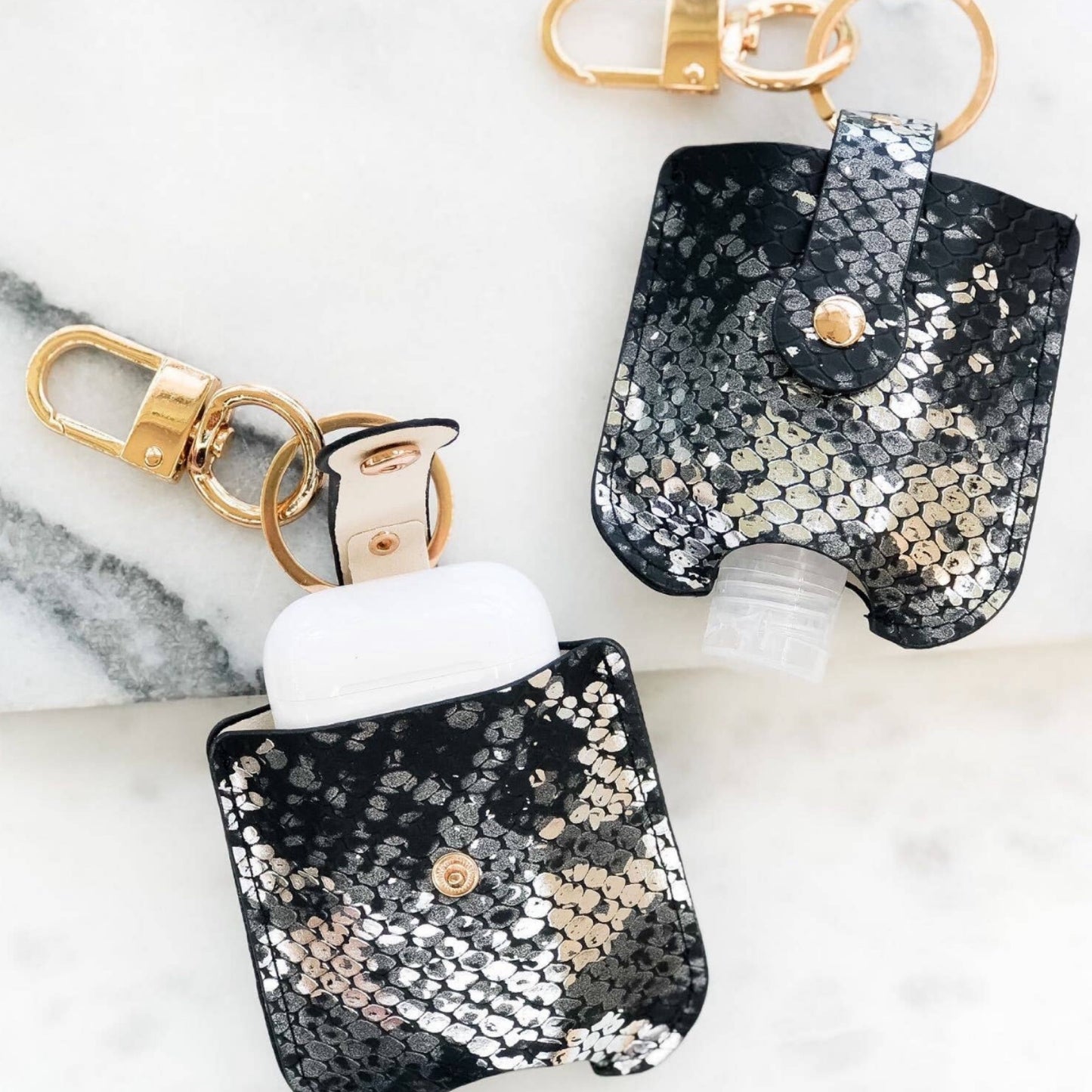 Hand Sanitizer Pouch Key Chain