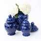 Navy Textured Ginger Jar