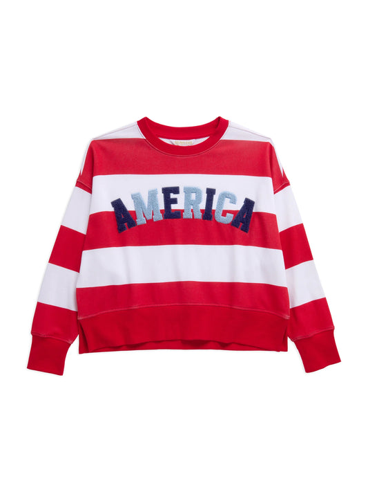 SH America Rugby Stripe Sweatshirt