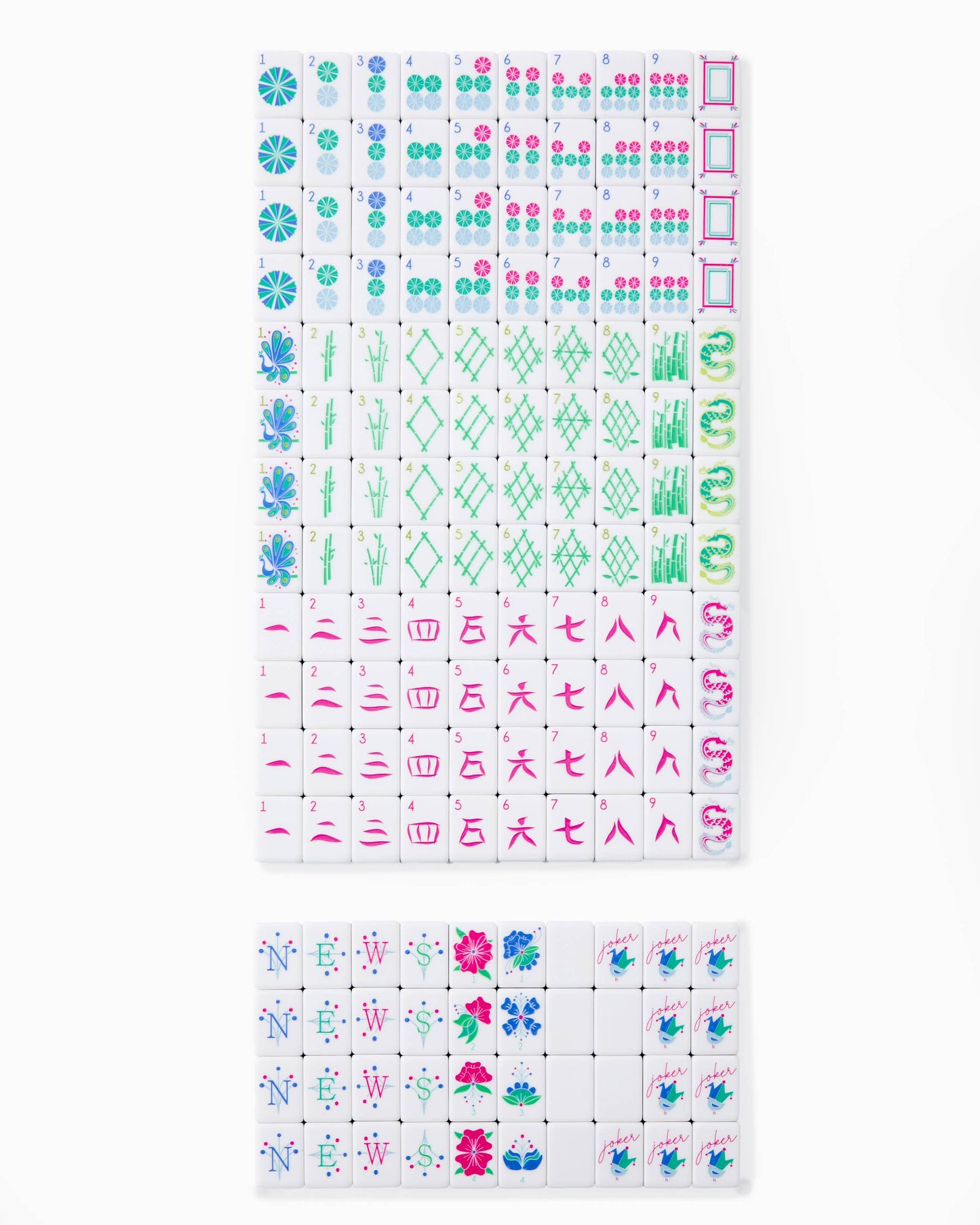 OMM Birdie Mahjong Tiles