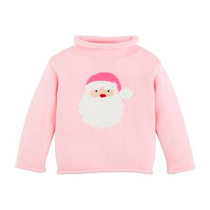 MP Santa Rollneck Sweater- Pink