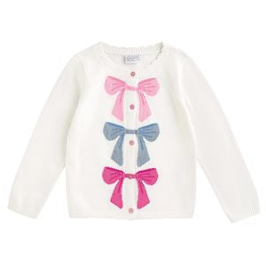 MP Colorful Multi Bow Cardigan